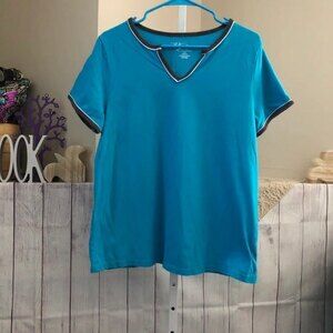Venezia sz 14/16 V Sport Teal T-Shirt